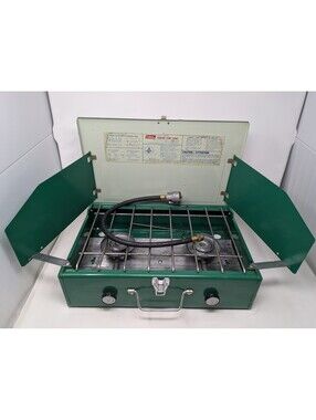 Vintage Coleman Propane Camp Stove 5423-B701 1970s Camping Collectible